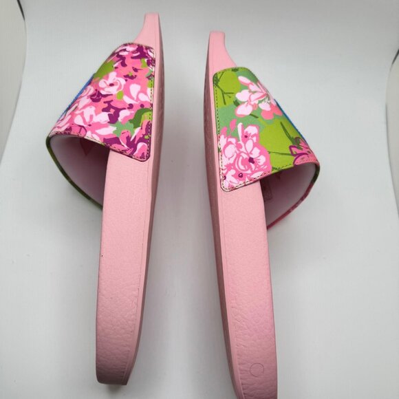 Gucci x Ken Scott Rubber Infinity Zia Floral Slide Sandals Multicolor 42 NIB - Picture 6 of 16
